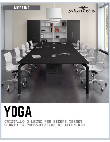 YOGA - tavolo per arredare la sala riunione meeting o conference di carattere direzionale
