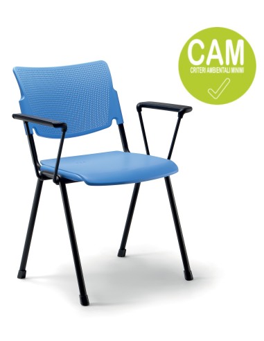 CAMPUS - sedia certificata con CAM uni 1022 uni 16139 uni 15373 uni 1728